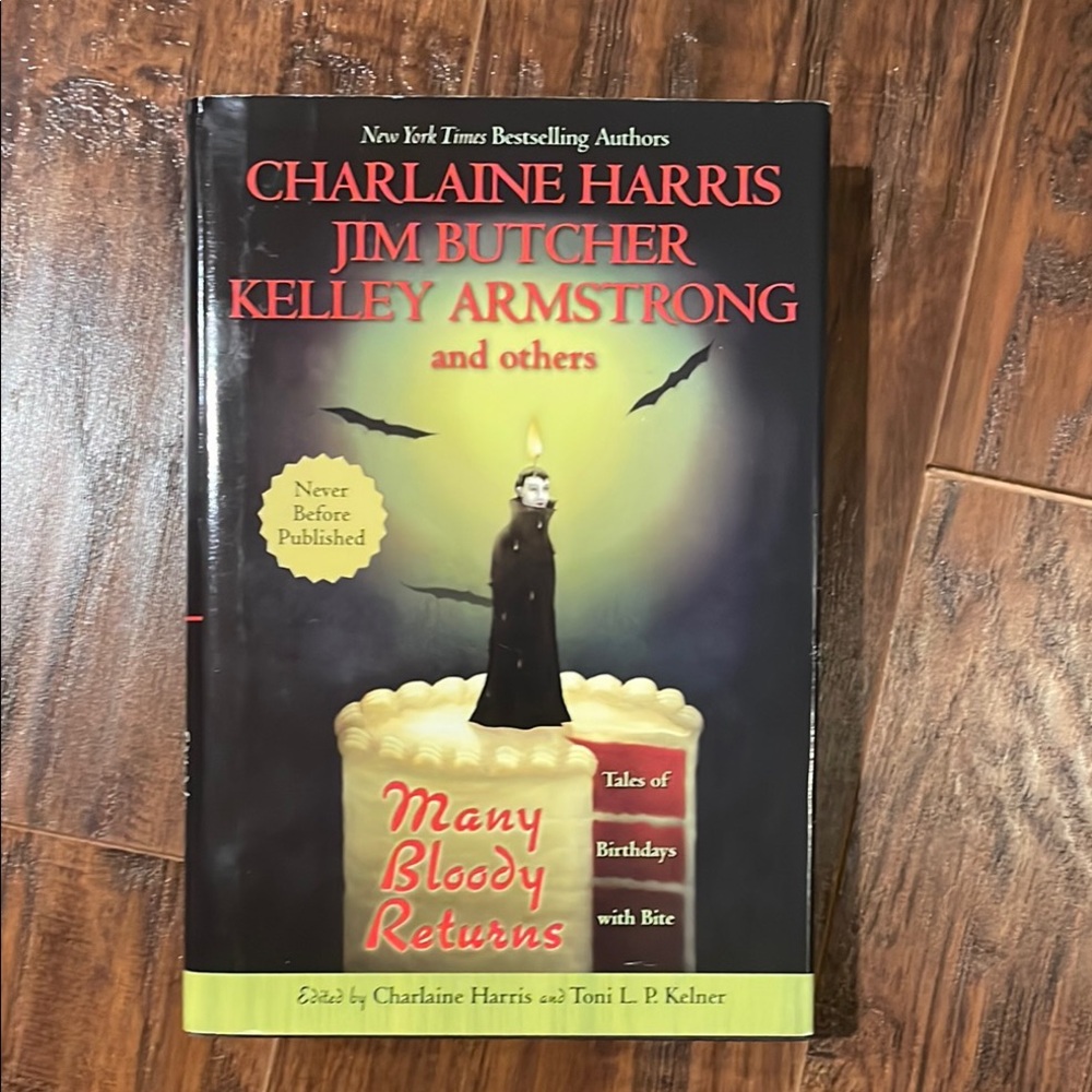 Many Bloody Returns Charlaine Harris Vampire Halloween Goth Dark Academia Book